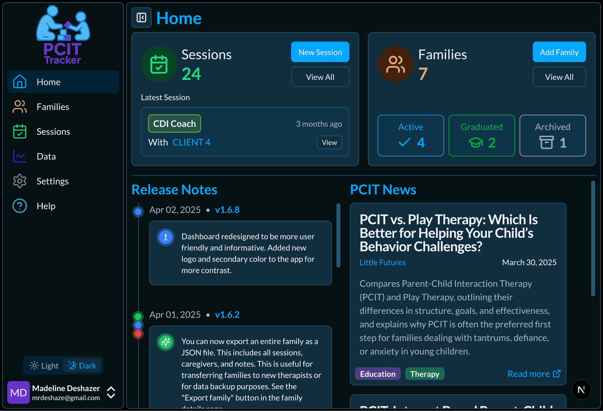 Your PCIT Platform (dark)