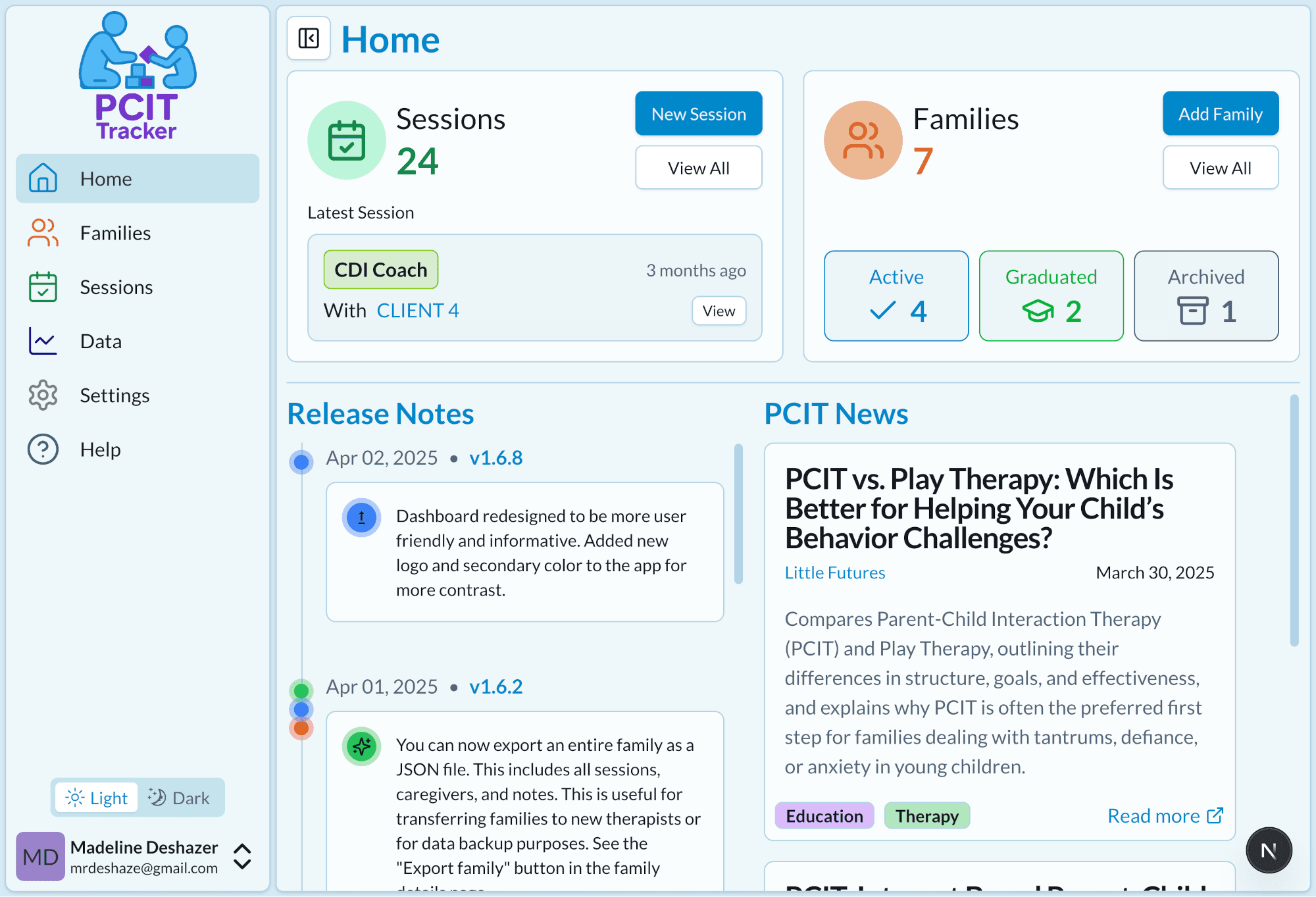 Your PCIT Platform (light)