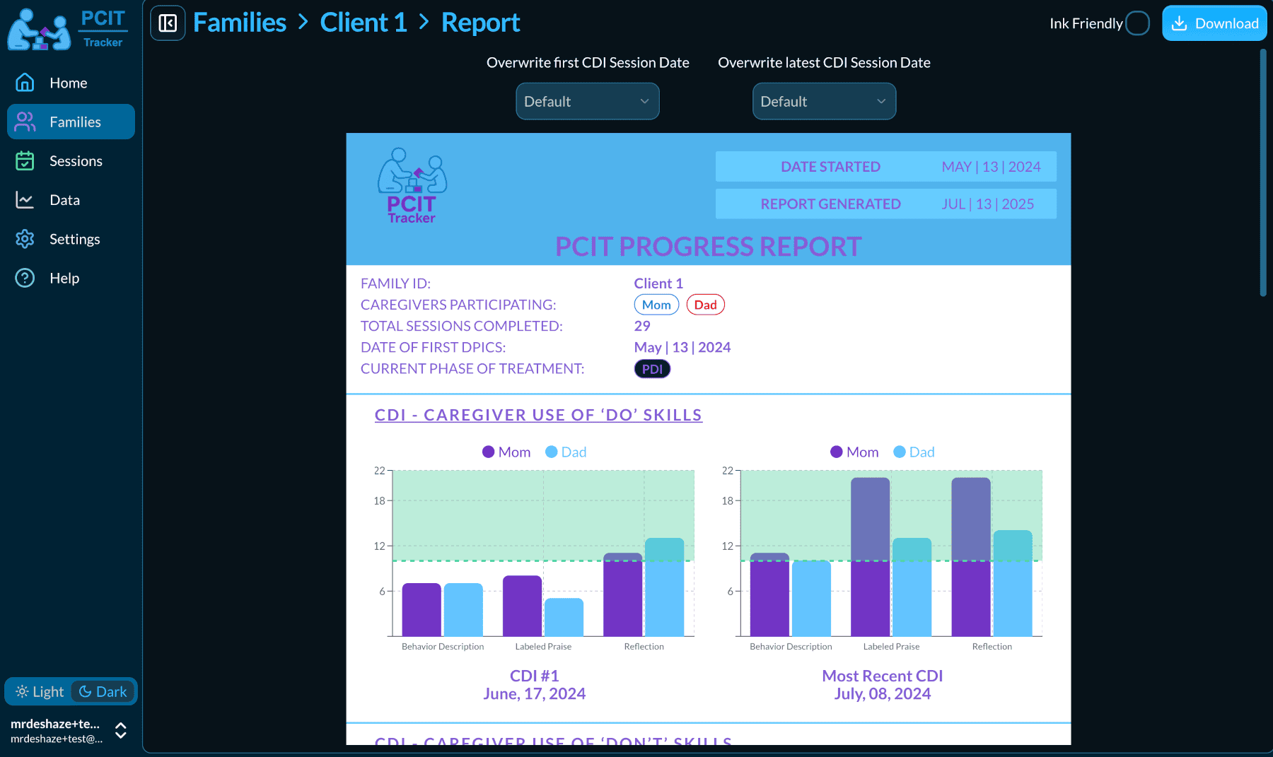 Automated Reports (dark)